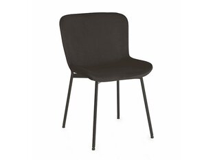 Набор из 4 обеденных стульев Signal Colby Velvet, черный цвет цена и информация | Стулья для кухни и столовой | pigu.lt