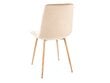 4-ių valgomojo kėdžių komplektas Signal Mila D Velvet, smėlio spalvos/rudas kaina ir informacija | Virtuvės ir valgomojo kėdės | pigu.lt