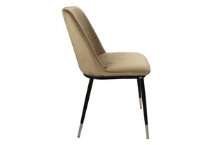4-ių valgomojo kėdžių komplektas Signal Jill Velvet, žalias/juodas kaina ir informacija | Virtuvės ir valgomojo kėdės | pigu.lt