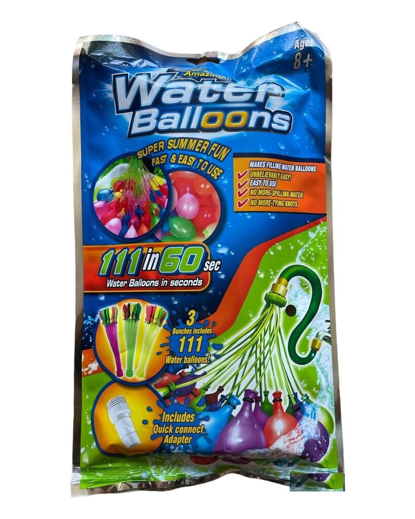 Vandens balionai, 111 vnt. kaina ir informacija | Vandens, smėlio ir paplūdimio žaislai | pigu.lt