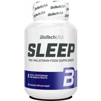 Maisto papildas miegui BioTech Sleep 60 vnt. kaina ir informacija | Vitaminai, maisto papildai, preparatai gerai savijautai | pigu.lt