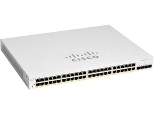 Cisco CBS220-48P-4G-EU kaina ir informacija | Komutatoriai (Switch) | pigu.lt