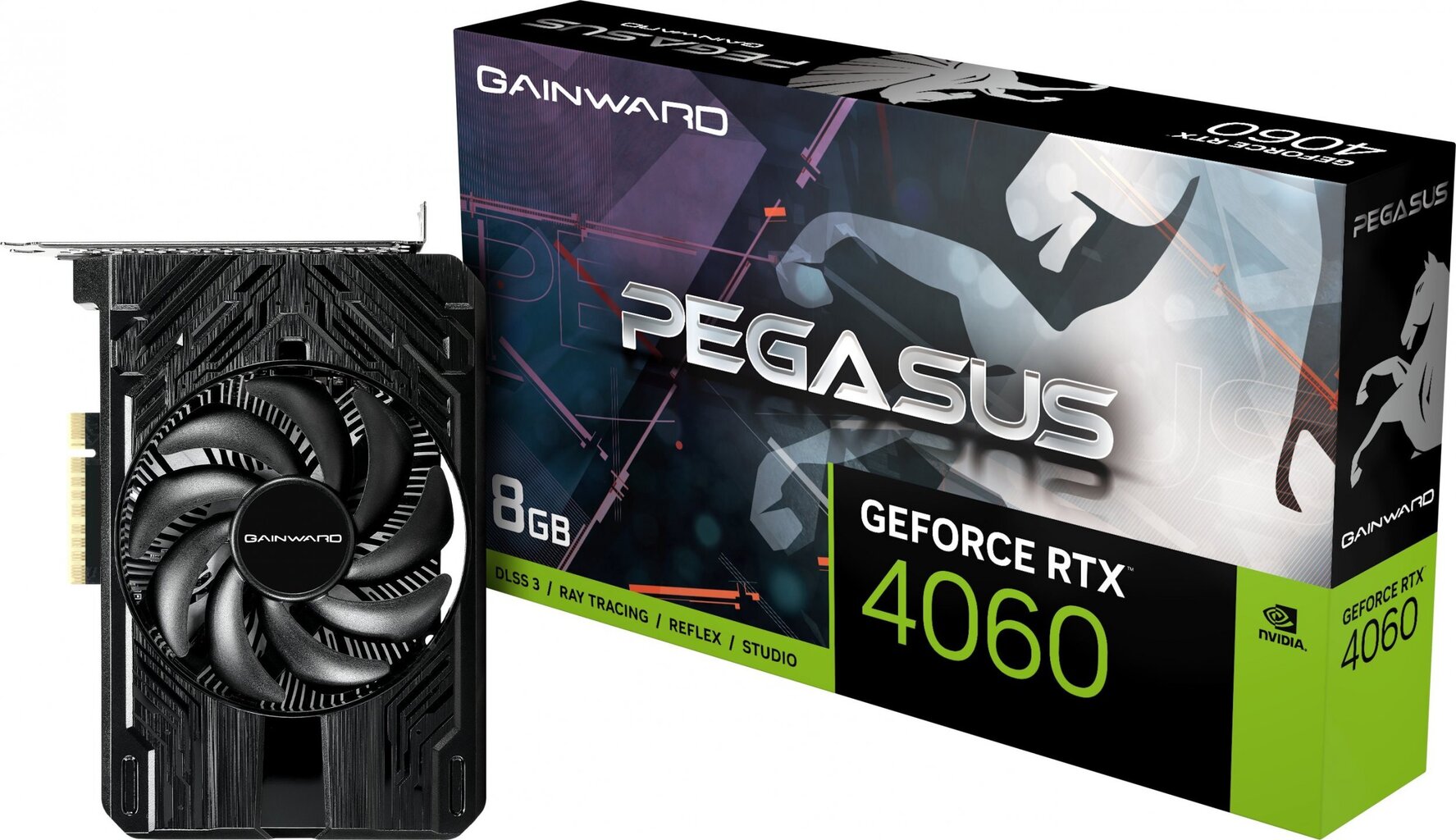 Gainward GeForce RTX 4060 Pegasus kaina ir informacija | Vaizdo plokštės (GPU) | pigu.lt