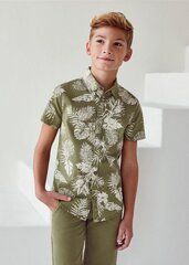 Mayoral marškinėliai vaikams, žali kaina ir informacija | Marškinėliai berniukams | pigu.lt