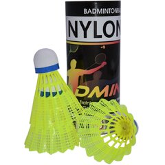 Badmintono plunsknelės Sunflex Nylon, geltonos kaina ir informacija | Badmintonas | pigu.lt