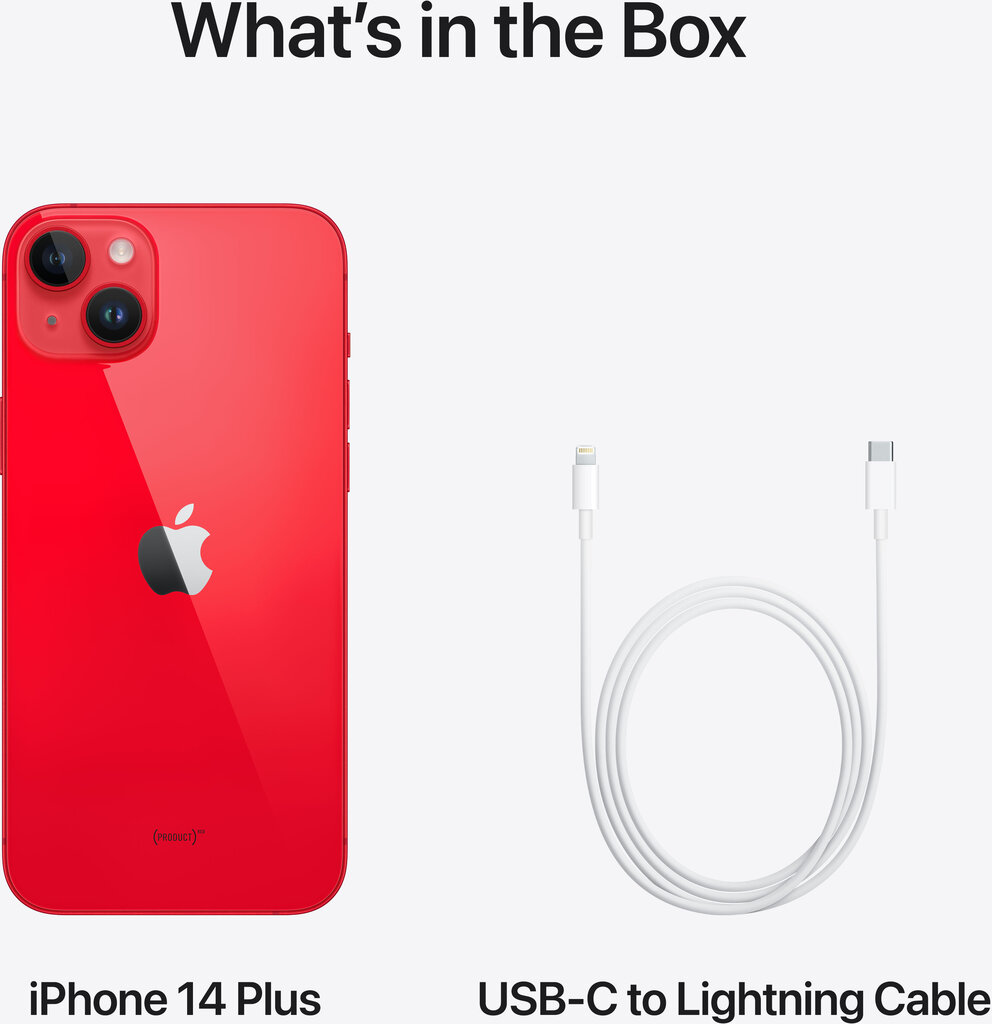 Apple iPhone 14 Plus 256GB (PRODUCT)RED MQ573YC/A kaina ir informacija | Mobilieji telefonai | pigu.lt