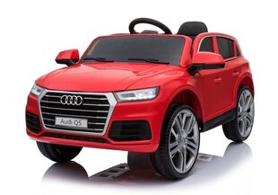 Vienvietis elektromobilis Audi Q5, raudonas kaina ir informacija | Elektromobiliai vaikams | pigu.lt