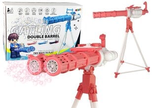 Muilo burbulų šautuvas ant stovo Lean Toys, rožinis kaina ir informacija | Vandens, smėlio ir paplūdimio žaislai | pigu.lt