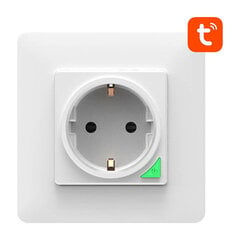 Smart WiFi Wall Socket Avatto N-WOT10-EU-W TUYA (white) цена и информация | Выключатели, розетки | pigu.lt