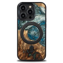 Чехол Bewood Unique Wood and Resin для Apple iPhone 14 Pro, зеленый цена и информация | Чехлы для телефонов | pigu.lt