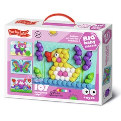 Мозайка – УТОЧКА, 107 шт (шестиугольные БОЛЬШИЕ фишки) цена и информация | Развивающие игрушки | pigu.lt