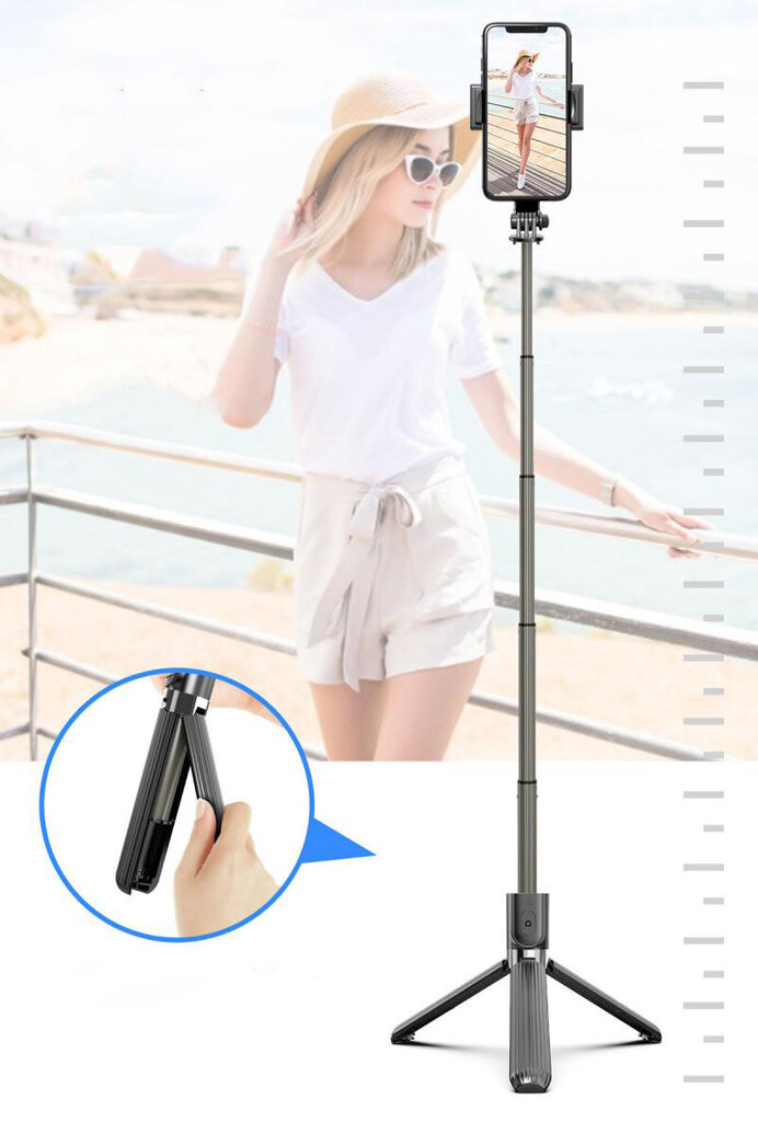 Gimbal Selfie Stick kaina ir informacija | Telefono laikikliai | pigu.lt