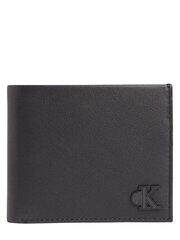 Мужской кошелек CALVIN KLEIN Logo Hardware Bifold/w Coin 545008897, черный цена и информация | Мужские кошельки | pigu.lt