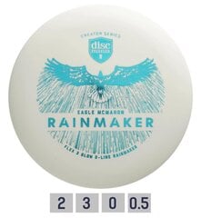 Diskgolfo diskas Discmania Putter D-Line Flex 3 Rainmaker, baltas kaina ir informacija | Diskgolfas | pigu.lt