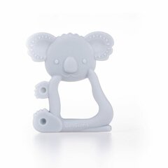 Silikoninis kramtukas Koala, pilkas kaina ir informacija | Žaislai kūdikiams | pigu.lt