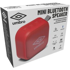 Беспроводной динамик UMBRO мощностью 3 Вт - красный цена и информация | Аудиоколонки | pigu.lt