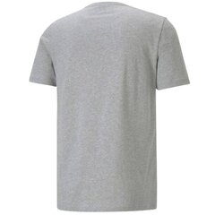 Puma marškinėliai vyrams ESS Small Logo Tee M 58666803, pilki цена и информация | Мужские футболки | pigu.lt