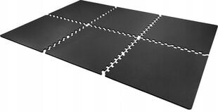 Apsauginis grindų kilimėlis Gymtek G-66095, 181,5x121x1cm, juodas цена и информация | Аксессуары для тренажеров | pigu.lt