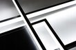 Led-lux lubinis šviestuvas 105 x 60 cm juodas kaina ir informacija | Lubiniai šviestuvai | pigu.lt