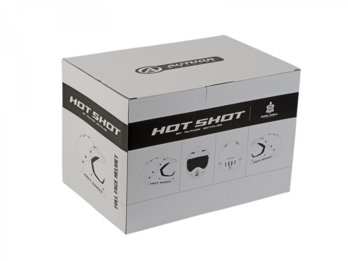 Dviratininko šalmas Author Hot Shot HST X9, juodas цена и информация | Šalmai | pigu.lt