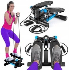 Steperis Gymtek XST500 G-66121, 130 kg, juodas žydras kaina ir informacija | Steperiai treniruokliai | pigu.lt