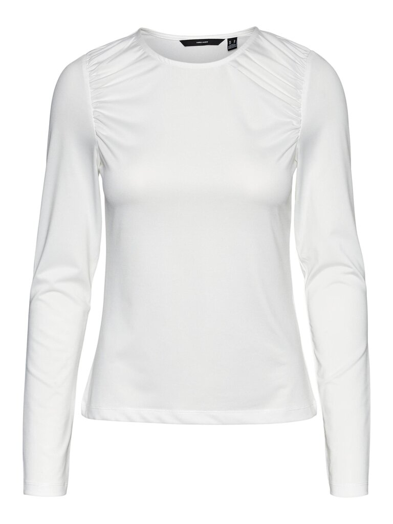 Vero Moda marškinėliai moterims, balti цена и информация | Marškinėliai moterims | pigu.lt