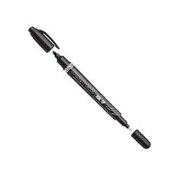 Industrinis rašalo markeris Markal Dura-Ink Dual Tip, juodas kaina ir informacija | Mechaniniai įrankiai | pigu.lt