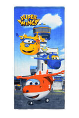 Vaikiškas rankšluostis Super Wings 70 x 140 cm kaina ir informacija | Rankšluosčiai | pigu.lt