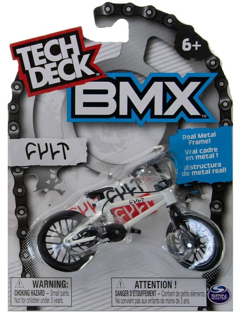 Pirštų dviratis BMX dviratis Tech Deck Cult kaina ir informacija | Žaislai berniukams | pigu.lt