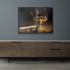 Tapyba pagal skaičius Konjakas ir cigaras Oh Art!, 40x50 cm kaina ir informacija | Tapyba pagal skaičius | pigu.lt