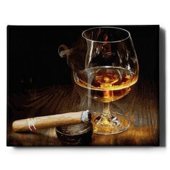 Tapyba pagal skaičius Konjakas ir cigaras Oh Art!, 40x50 cm kaina ir informacija | Tapyba pagal skaičius | pigu.lt