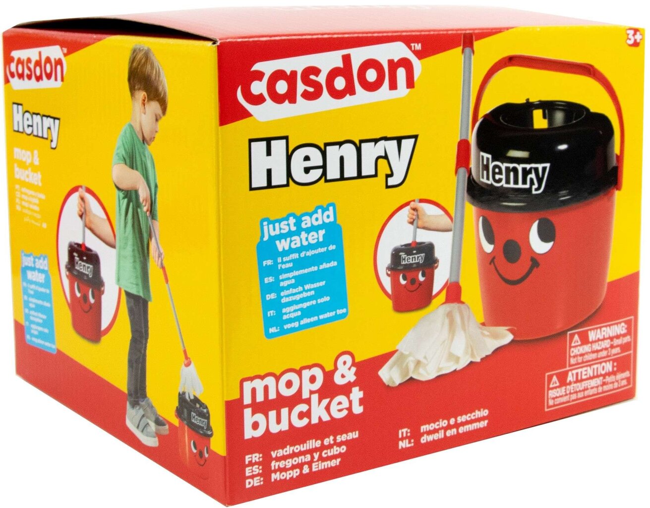 Žaislinis valymo rinkinys Casdon Henry Little Helper цена и информация | Žaislai mergaitėms | pigu.lt