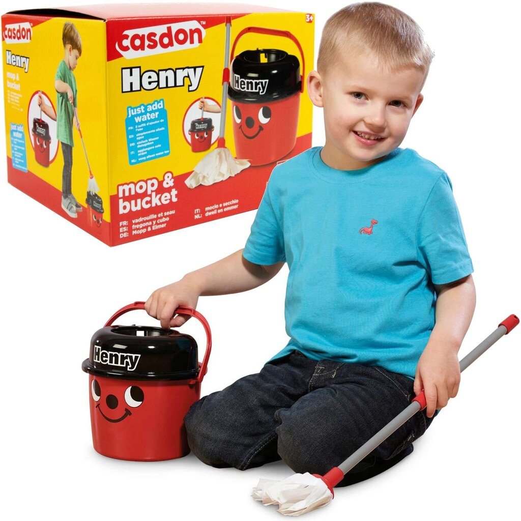 Žaislinis valymo rinkinys Casdon Henry Little Helper цена и информация | Žaislai mergaitėms | pigu.lt