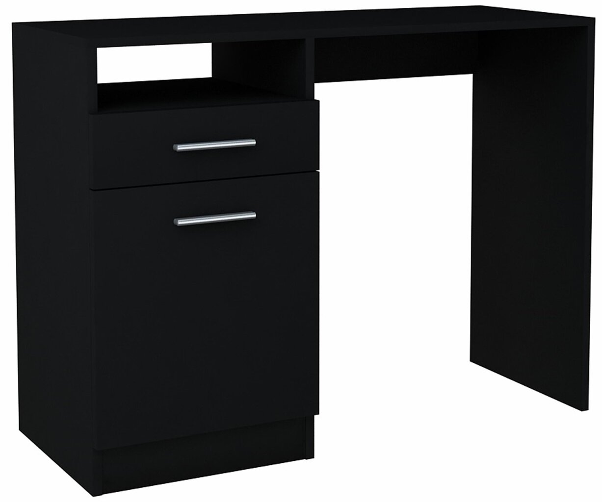 Rašomasis stalas Matkam Bodo 100x50x75 cm, juodas kaina ir informacija | Kompiuteriniai, rašomieji stalai | pigu.lt
