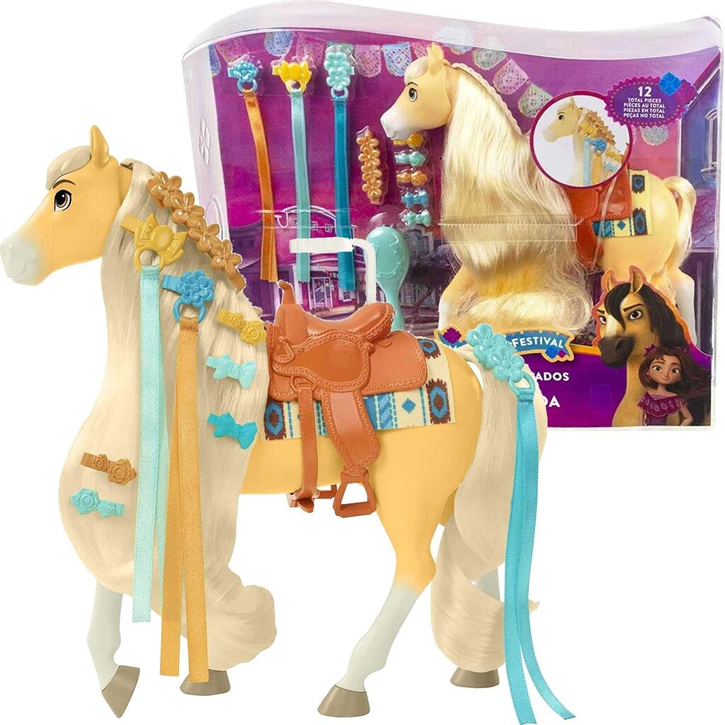 Žirgas su priedais Chica Linda Spirit Untamed цена и информация | Žaislai mergaitėms | pigu.lt