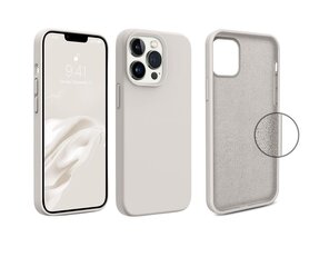 Jashinne Silicon case set 2in1:  IP13PM кремовый футляр и USB-кабель Lightning цена и информация | Защитные пленки для телефонов | pigu.lt