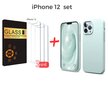 Jashinne Silicone Case Set 2in1 IP12 цена и информация | Apsauginės plėvelės telefonams | pigu.lt