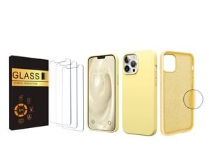 Набор Jashinne: стаканы 3 шт. а корпус желтый цена и информация | Защитные пленки для телефонов | pigu.lt