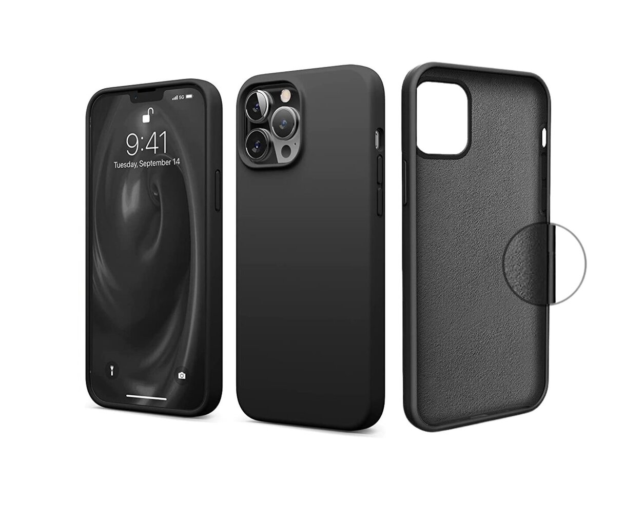 Jashinne Silicone Case Set 2in1 IP14P цена и информация | Apsauginės plėvelės telefonams | pigu.lt