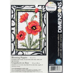 Siuvinėjimo rinkinys Dimensions Blooming Poppies 65064 kaina ir informacija | Siuvinėjimo priemonės | pigu.lt