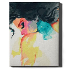 Картина по номерам На Раме "Нежная женщина" Oh Art! 40x50 см цена и информация | Набор для рисования по номерам | pigu.lt