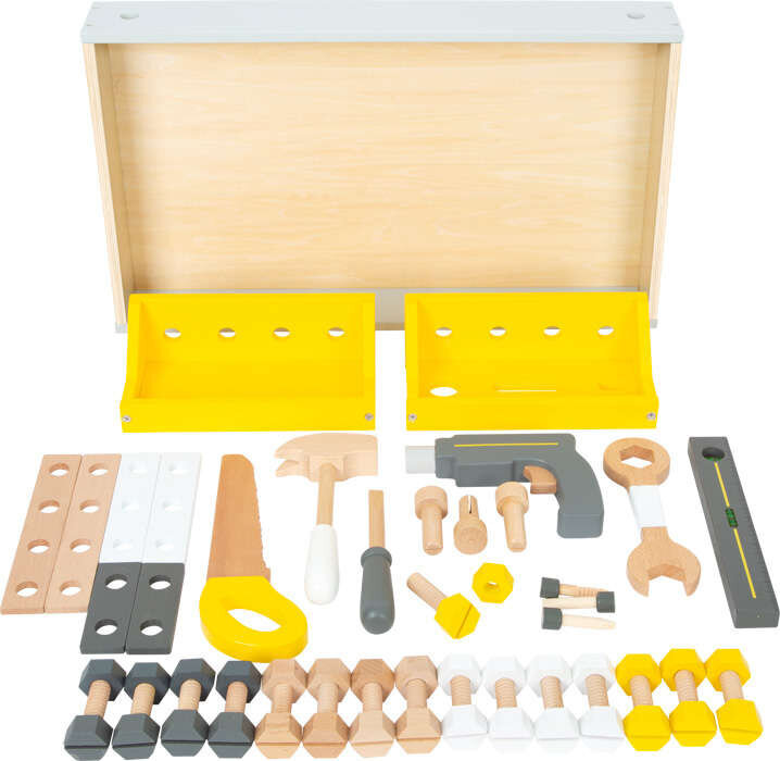 Žaislinė medinė dirbtuvė su įrankiais Small Foot цена и информация | Žaislai berniukams | pigu.lt