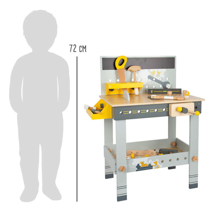 Žaislinė medinė dirbtuvė su įrankiais Small Foot цена и информация | Žaislai berniukams | pigu.lt