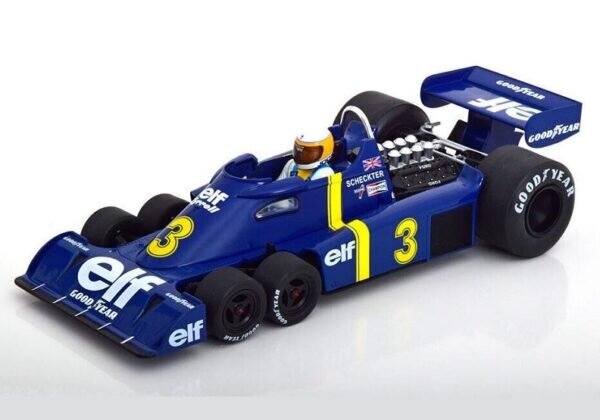 Tyrrell P34 #3 GP Schweden 1976 J.Scheckter MCG 1:18 MCG18614 цена и информация | Kolekciniai modeliukai | pigu.lt