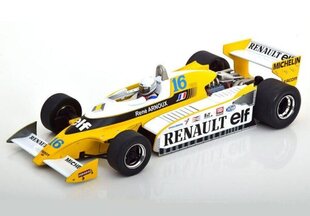 Renault RS10 GP #16 GP Great Britain 1979 R.Arnoux MCG 1:18 MCG18617 kaina ir informacija | Kolekciniai modeliukai | pigu.lt