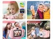 Vaikiškas skaitmeninis fotoaparatas, rožinis kaina ir informacija | Lavinamieji žaislai | pigu.lt