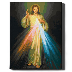 Tapyba pagal skaičius Jėzaus figūra Oh Art!, 40x50 cm kaina ir informacija | Tapyba pagal skaičius | pigu.lt