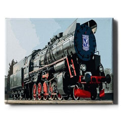 Картина по номерам На Раме "Поезд Lech" Oh Art! 40x50 см цена и информация | Набор для рисования по номерам | pigu.lt