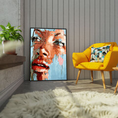 Картина по номерам На Раме "Взгляд женщины" Oh Art! 40x50 см цена и информация | Набор для рисования по номерам | pigu.lt