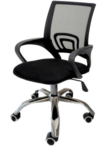 Biuro kėdė Middle One, juoda kaina ir informacija | Biuro kėdės | pigu.lt